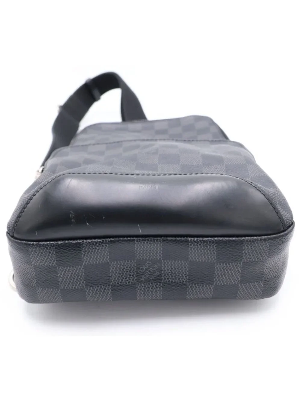 Louis Vuitton Damier Graphite New Sling Bag Leather Black